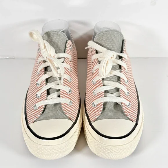 Converse Chuck Taylor All Star 70 Low Pinstripe Terracotta White Sneakers 8 10 - Picture 2 of 13